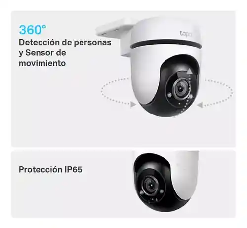 Cámara Ip Wifi Exterior Robótica Full Hd, 360 Grados Tp-link Tapo C500