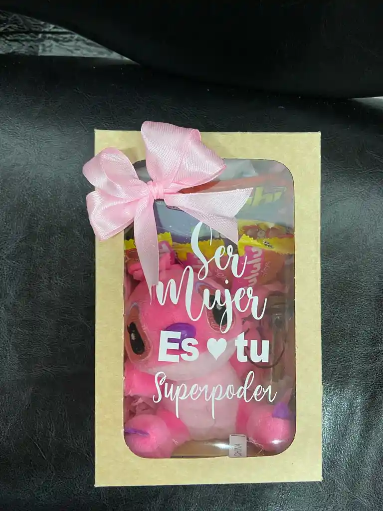 Mini Caja Detalle Feliz Dia De La Mujer