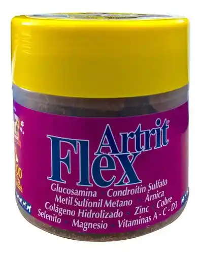 Artrit Flex 100 Und Natural Fresly Suplemento Alimenticio Para Perros