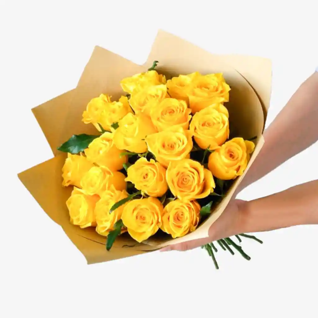 Arreglo Floral De Rosas Amarillas