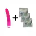 Combo Vibrador Multivelocidad+ Lubricantes