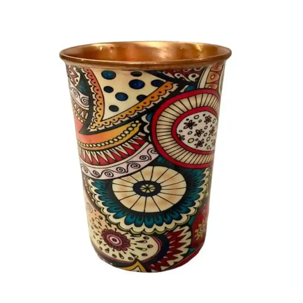 Vaso Mándala En Cobre 250 Ml