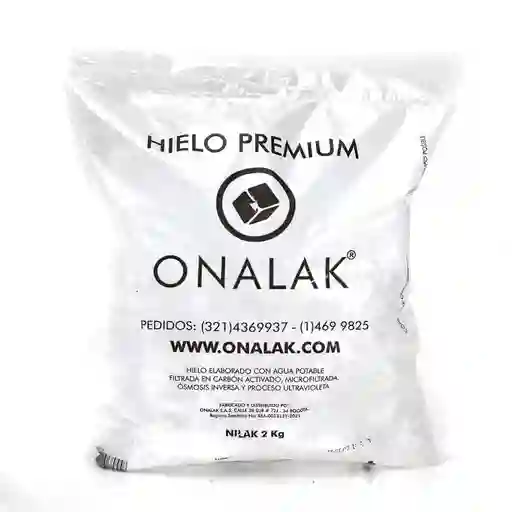 Hielo Premium Onalak 2kg