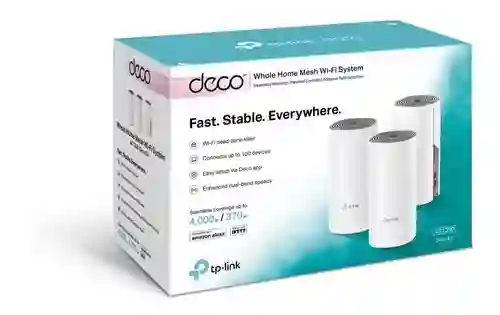 Sistema Wifi Malla Para El Hogar, Deco E4 (3-pack) Color Blanco Tp-link