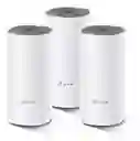 Sistema Wifi Malla Para El Hogar, Deco E4 (3-pack) Color Blanco Tp-link