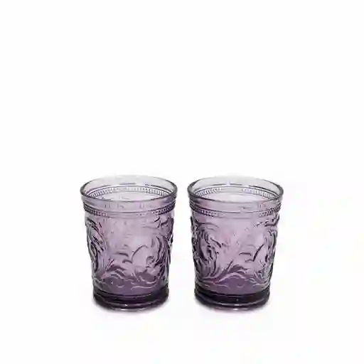 Vasos Marruecos Morado Setx2