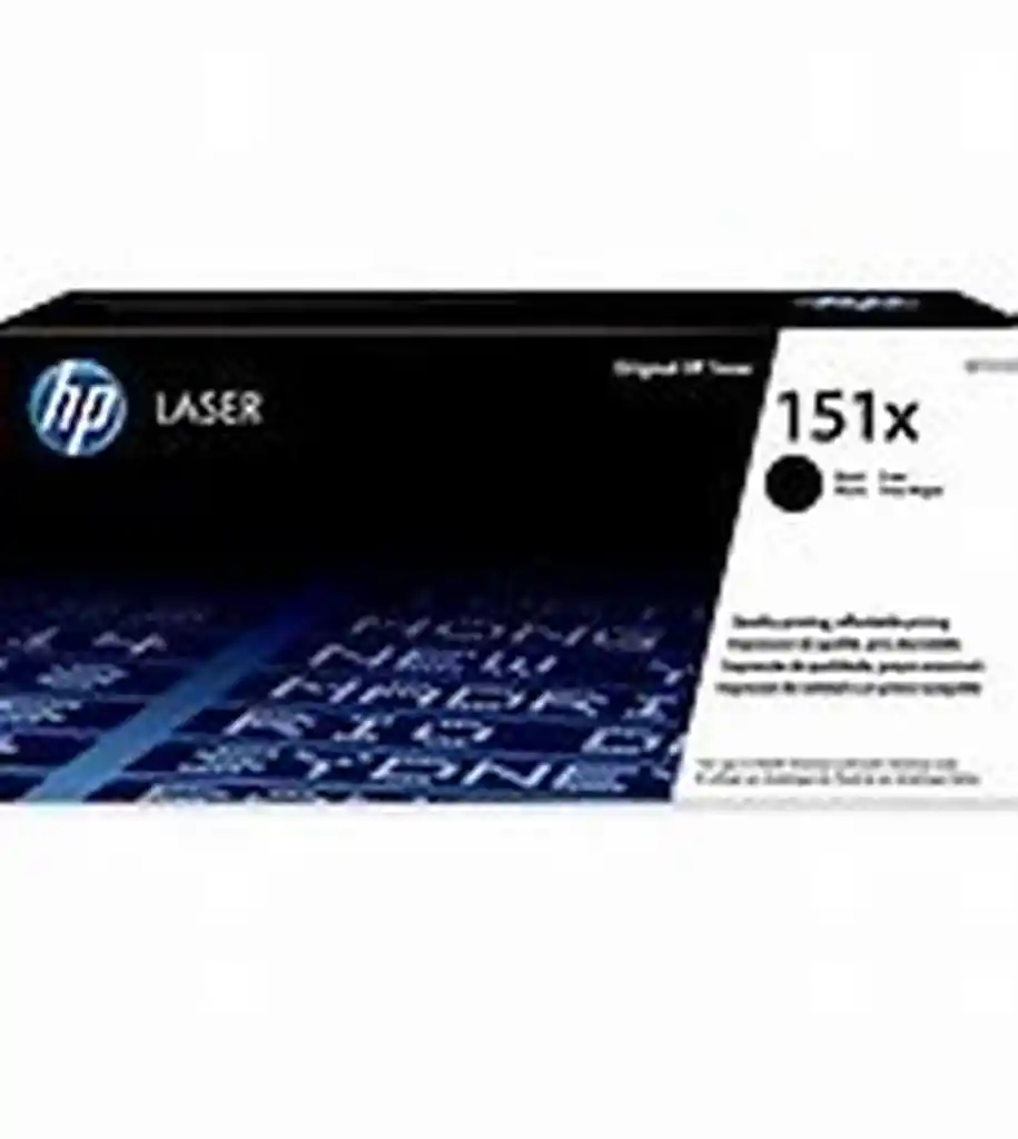 Cartucho De Tóner Hp 151x Negro Laserjet Original