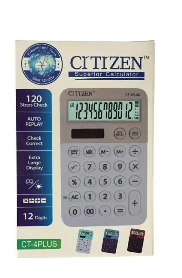 Calculadora Citizen Ct-4plus