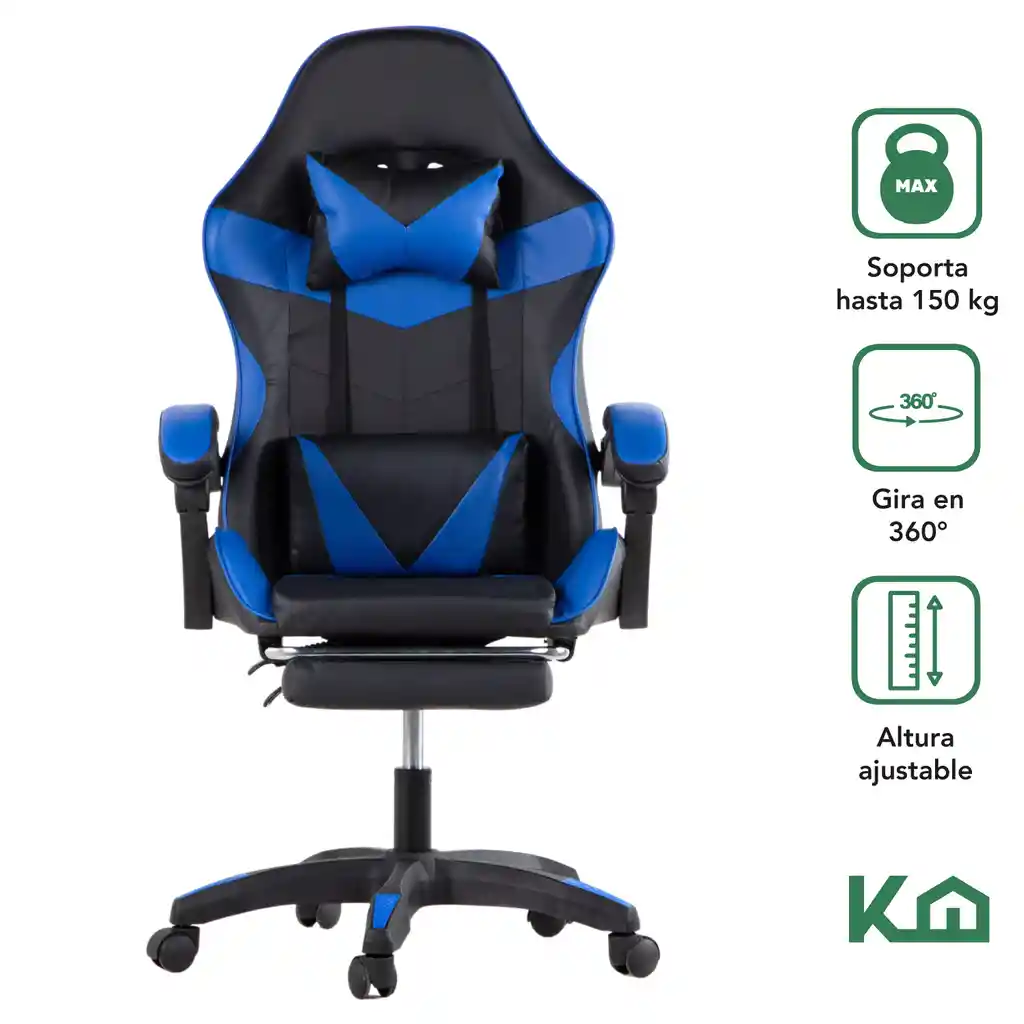 Silla De Escritorio Silla Gamer Reclinable Ergonomica 360