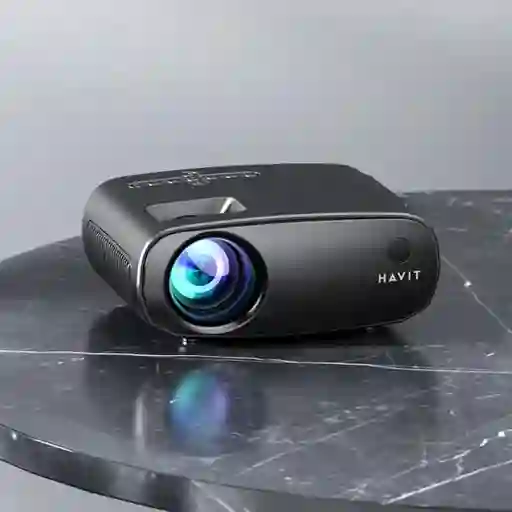 Proyector Havit Pj207 Negro Cable De Datos Tipo C