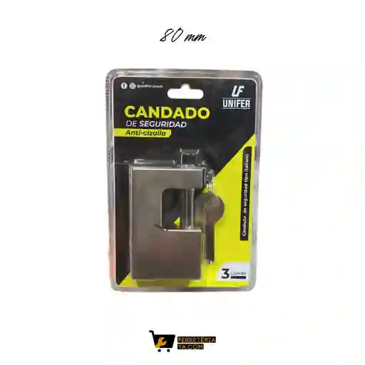 Candado Anticizalla 80mm