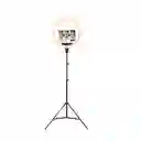 Aro De Luz Con Soporte Havit St7335 Negro