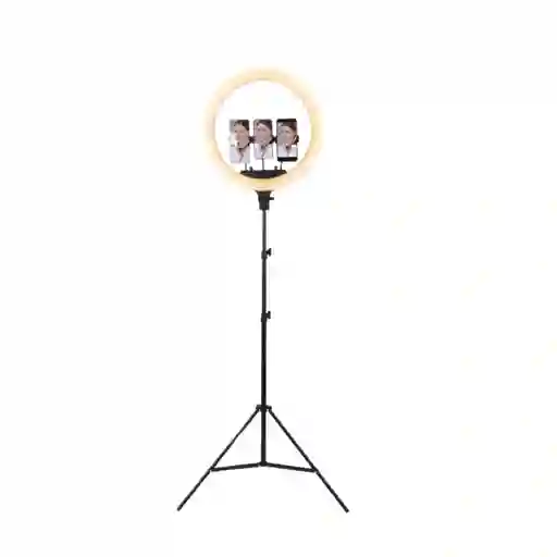 Aro De Luz Con Soporte Havit St7335 Negro