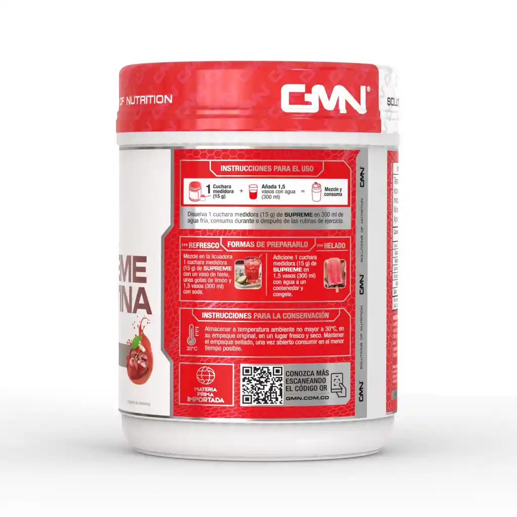 Supreme Creatina Momohidratada 5gr 30 Servicios Gmn