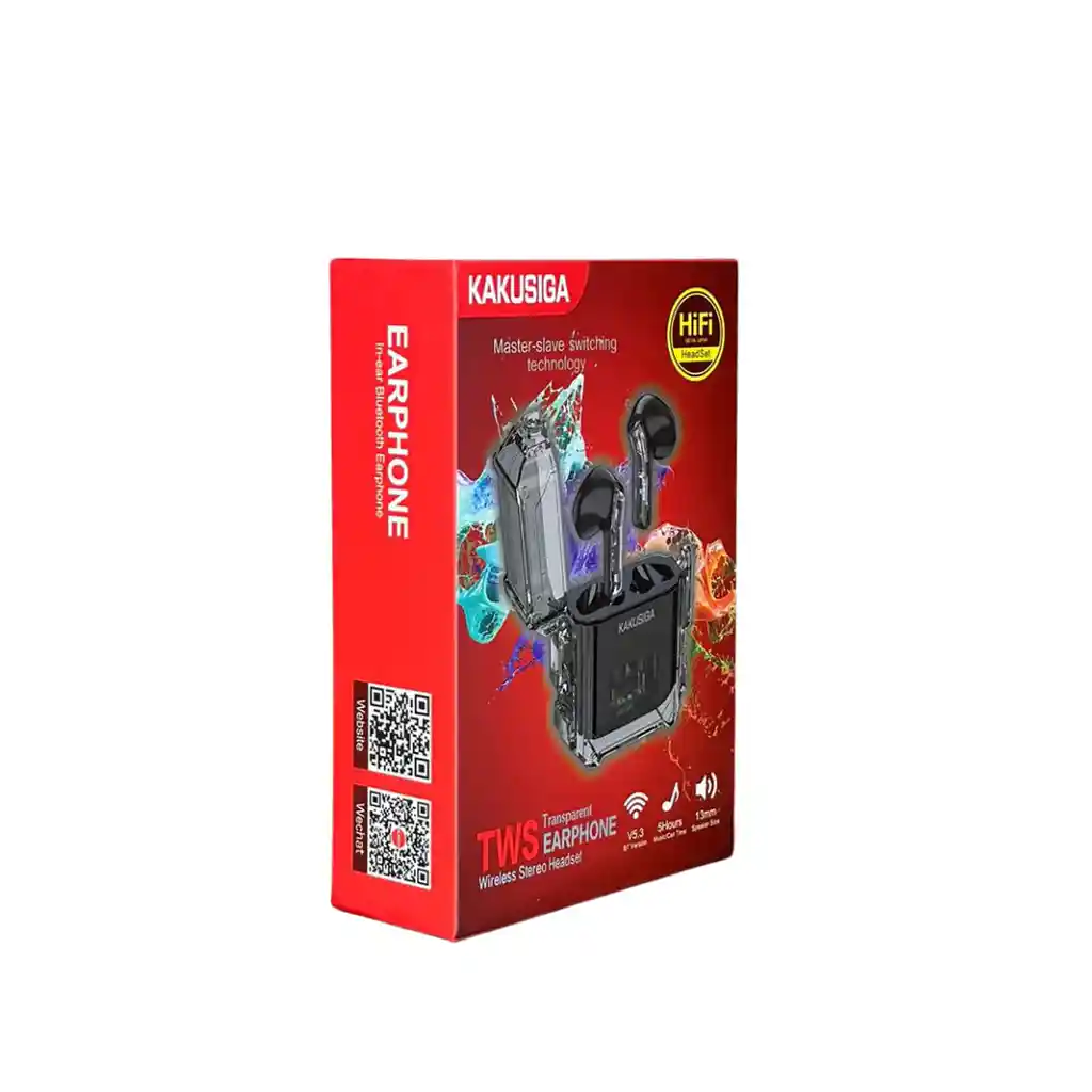 Audifonos Bluetooth Tws Negro Ksc-1101