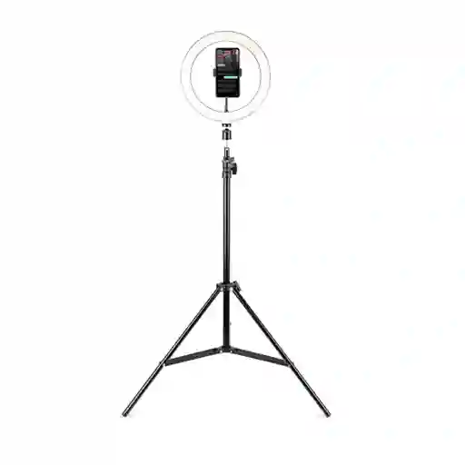 Aro De Luz Con Soporte Havit Pro St7012 Negro