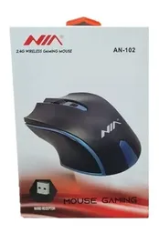 Mouse Inalámbrico Gaming Nia An-102 Gamer 6 Botones Dpi