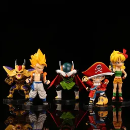 Figuras De Acción Coleccionables Dragon Ball Z Piratas, Son Goku, Monkey King, Modelo De Colección De Adornos, Dibujos Animados Kawaii