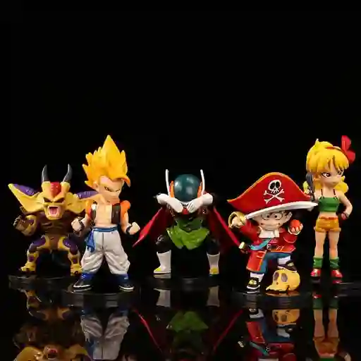 Figuras De Acción Coleccionables Dragon Ball Z Piratas, Son Goku, Monkey King, Modelo De Colección De Adornos, Dibujos Animados Kawaii