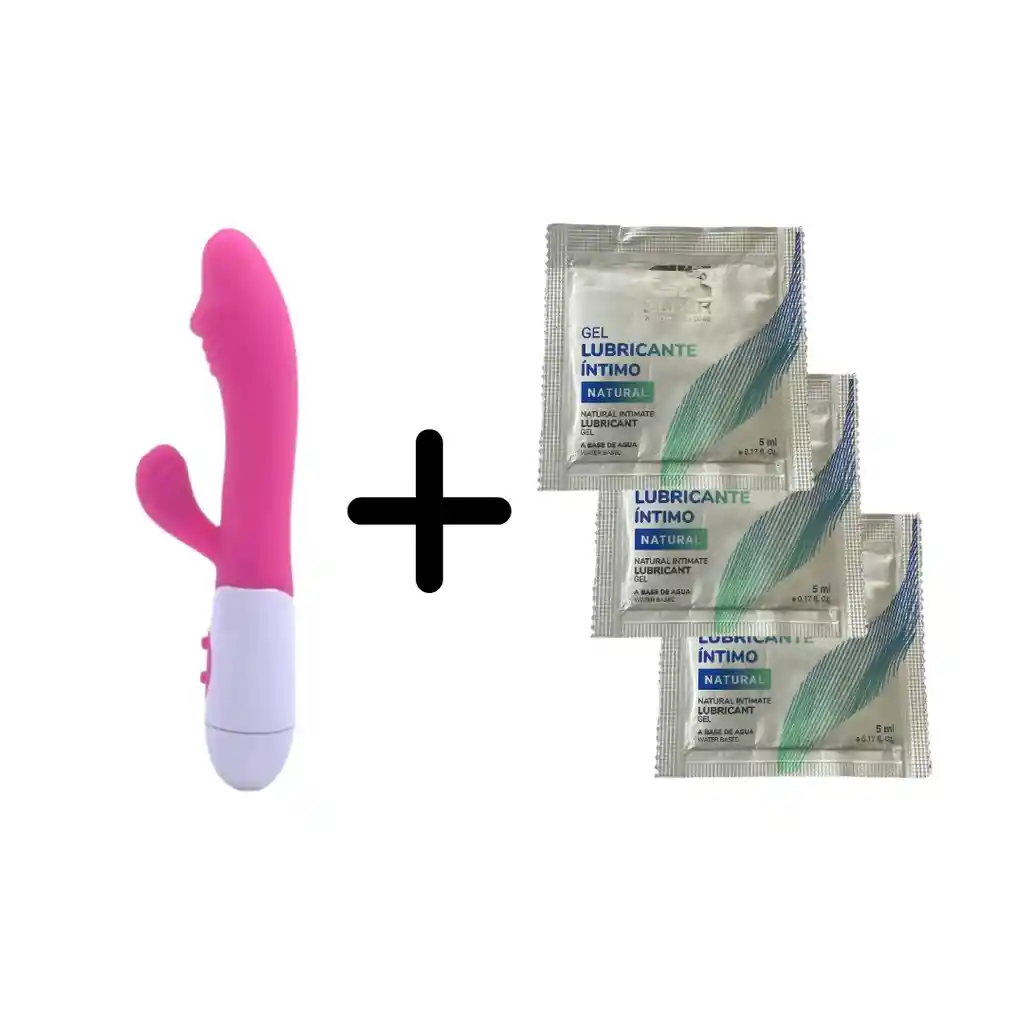 Combo Vibrador Punto G + Lubricante