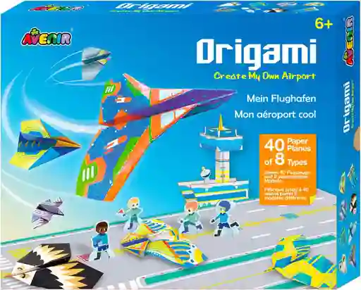 Set De Arte Y Manualidades Origami Para Niños Aviones