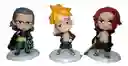 Figuras De Anime One Piece X6 Piratas Sombrero De Paja Luffy