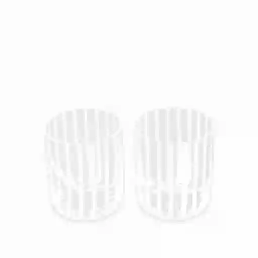 Vaso Líneas Blancas 360ml Setx2