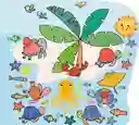 Libro Para Colorear Con Agua Reutilizable Niños Animales