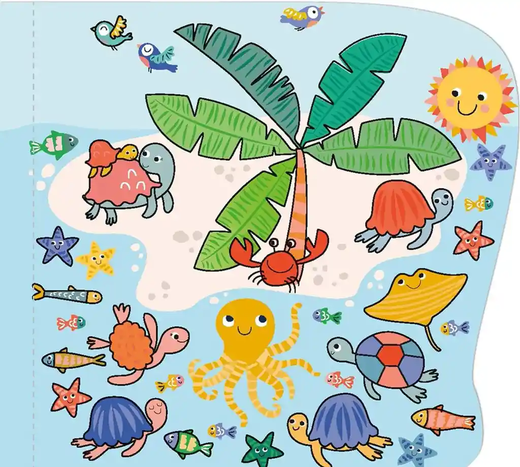 Libro Para Colorear Con Agua Reutilizable Niños Animales