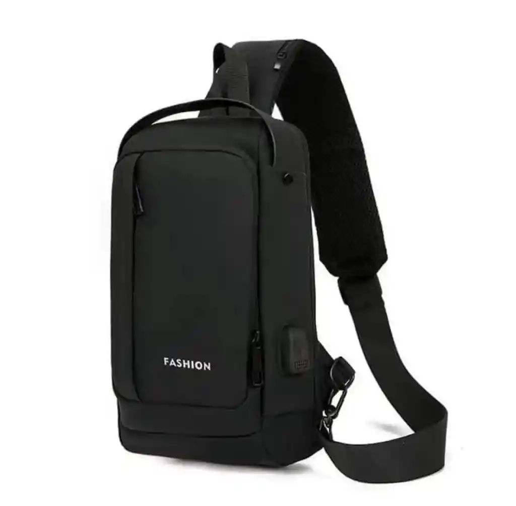 Bolso De Hombro Antirrobo Con Carga Usb Moderno