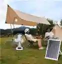 Abanico Ventilador Recargable+ Panel Solar Entrega Inmediata