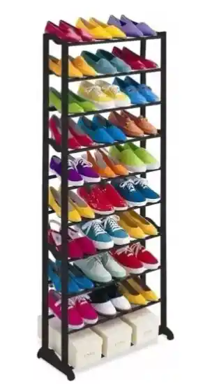 Organizador De Calzado Zapatos 30 Pares Zapatero 10 Niveles