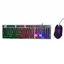 Combo Teclado Y Mouse Usb Gamer F92 Luces Multicolor