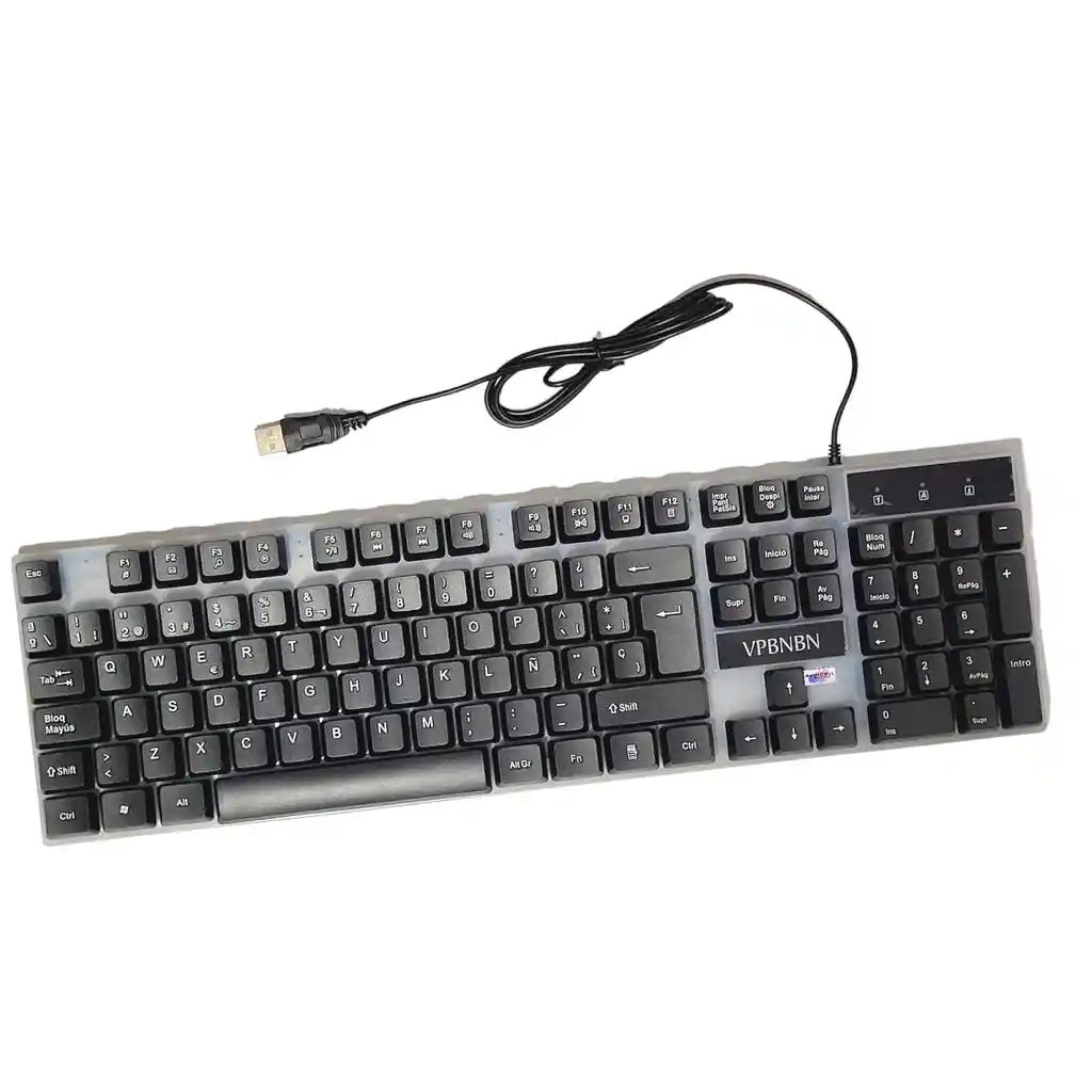 Combo Teclado Y Mouse Usb Gamer F92 Luces Multicolor