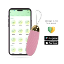 Huevo Vibrador Con App Elenor Majestic Rosado