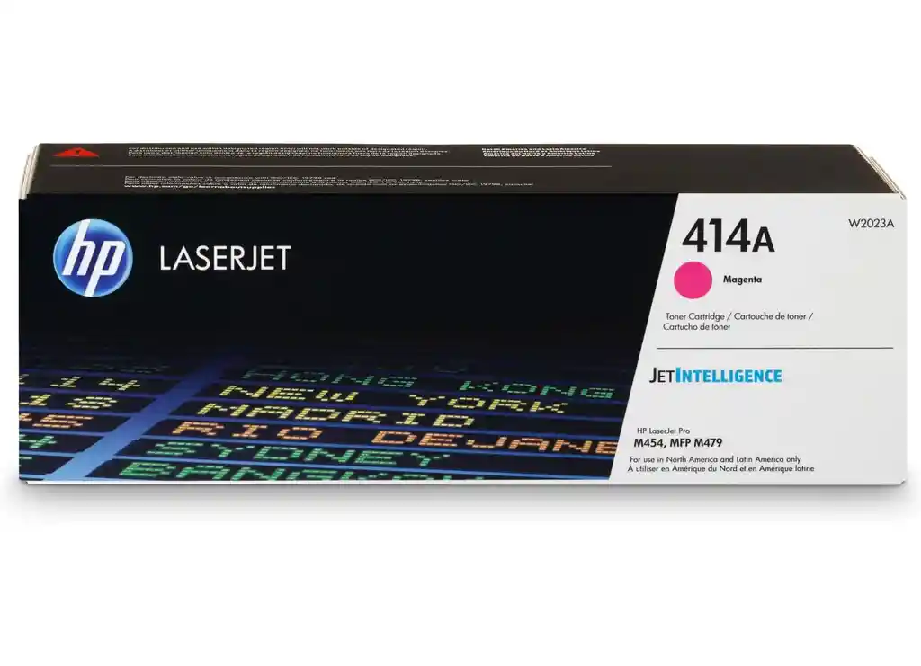 Cartucho De Toner Original Hp 414a Magenta