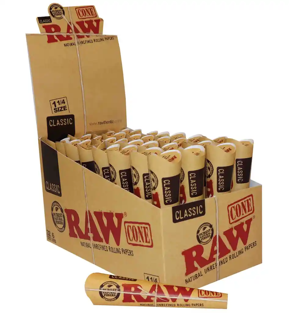 Raw Cone 6 Pack 1/4