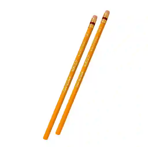 Lapiz Negro Hb #2 Paper Mate Mirado X 2 Uds