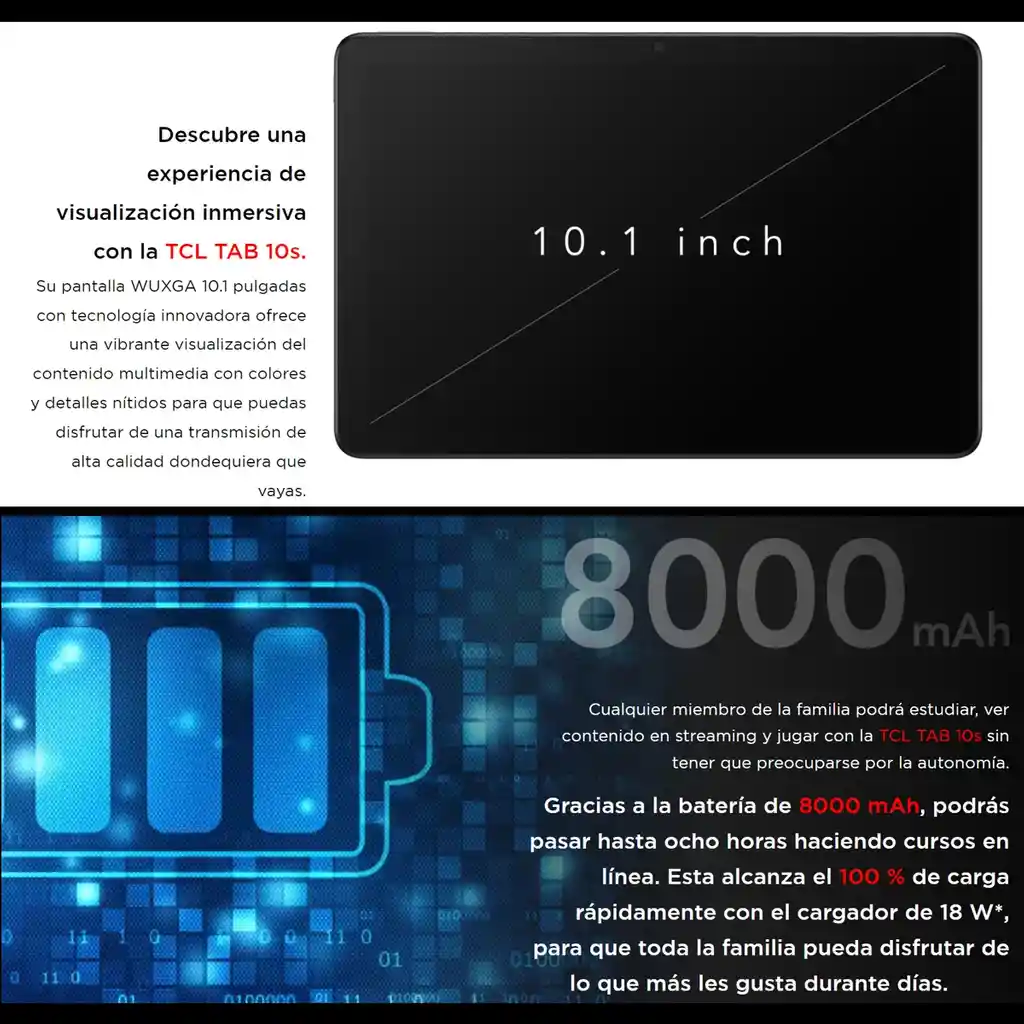 Tablet 10.1 Tcl Tab 10s Octa-core 32gb/3gb 8000mah + Lápiz