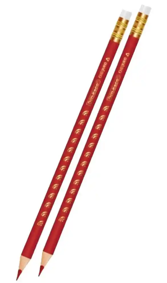 Lapiz Rojo Offi Esco X 2 Unidades Oe-149