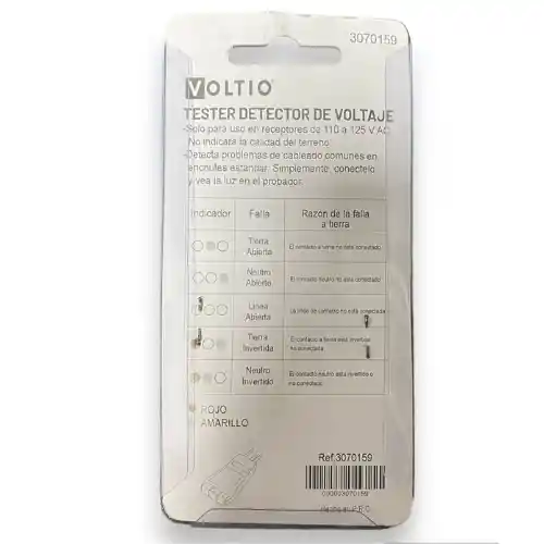 Tester Detector De Voltaje Voltio