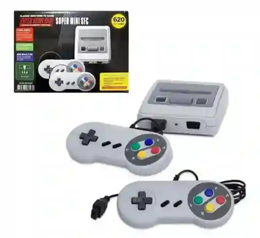 Mini Consola Super Retro Family Juegos Clásicos 2 Controles