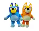 Pareja Peluche Bluey Y Bingo Juguete X2 Muñeco Grande 35cm