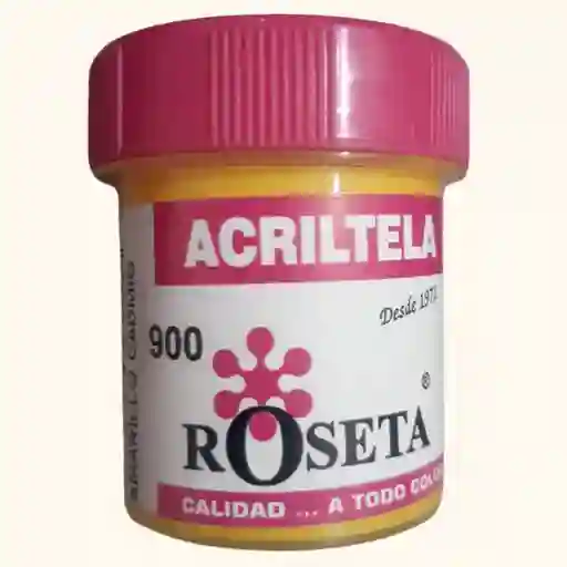 Pintura Acriltela Amarillo Cadmio