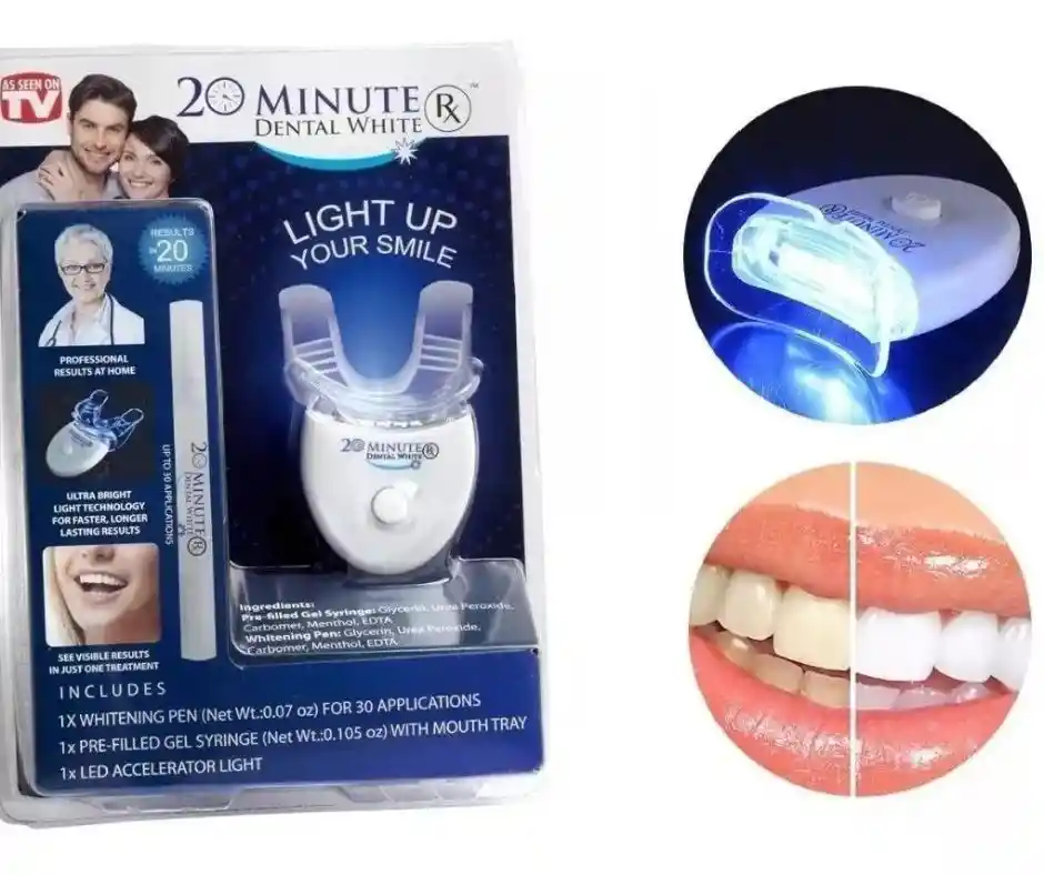 Blanqueador Dental 20 Minutes Lámpara Ultra Violeta Dientes