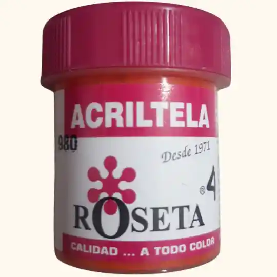 Pintura Acriltela Naranja