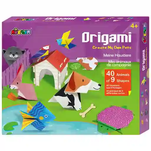 Origami Mascotas Juego De Arte Y Manualidades Niñas Niños