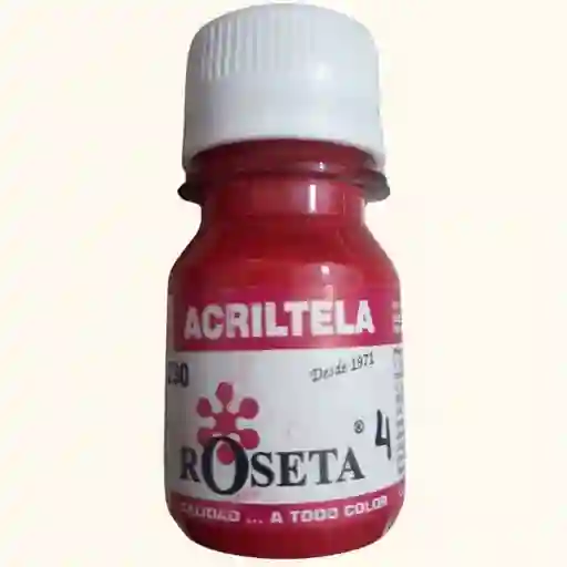 Pintura Acriltela Rojo Cadmio