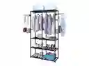 Closet Organizador 2 Espacios Zapatero Perchero Multifuncion