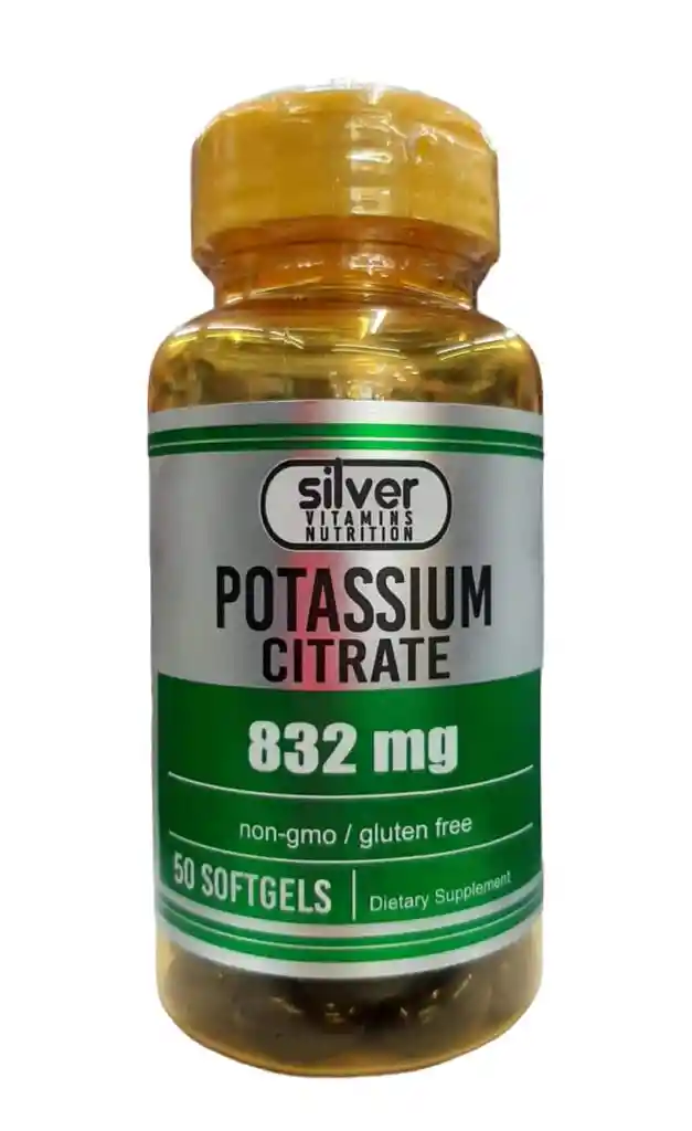 Potassium Citrate 832 Mg 50 Softgels